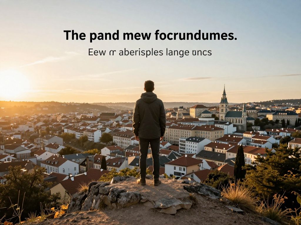 유럽 한달 살기를 시작하며 새로운 인생의 시작을 바라보는 모습